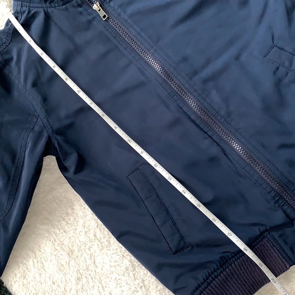 Gymboree Coat Navy Blue Boys 7/8 EUC Medium weight - Picture 16 of 16